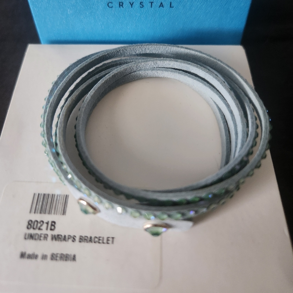 TOUCHSTONE CRYSTAL UNDER WRAPS BRACELET. - 8021B